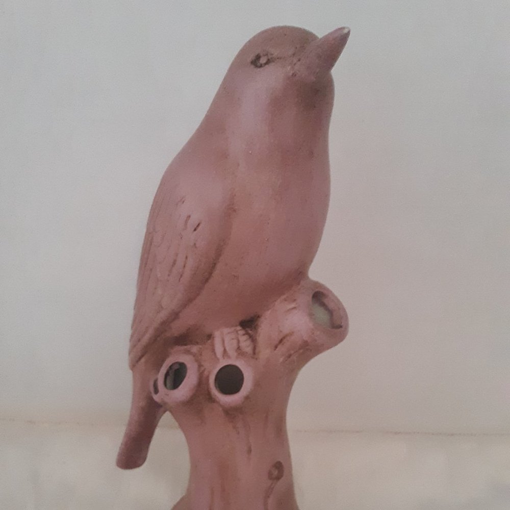 Chive Matte Pink Porcelain Bird Bud Flower Vase